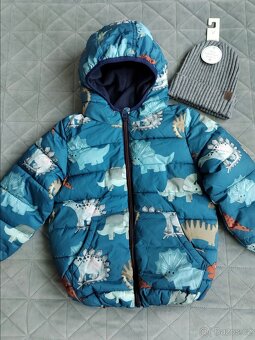 Skvělá zimní nepromokavá bunda + nová čepice (set) - 2