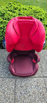 Dětská autosedačka CYBEX Solution X2-Fix – ISOFIX - červená - 2