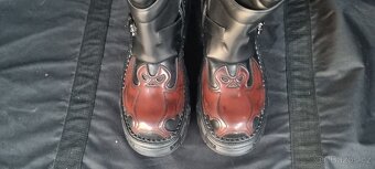 Boty metal steampunk motorka - 2