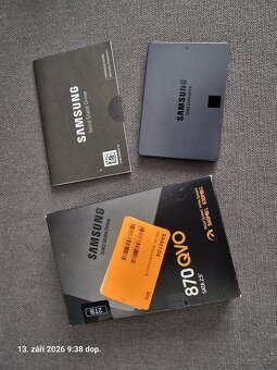 SSD Samsung 870 QVO 2 TB, formát 2,5", rozhraní SATA - 2