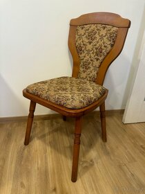 6 kusů dřevěných židlí na chalupu - 2
