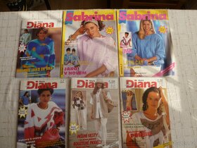 Retro časopisy - pletení, háčkování, šití - 2
