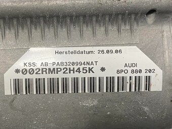 Palubní deska černá 8P1857003D 24A Audi A3 8P r.v. 2007 - 2