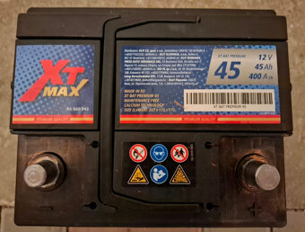 Autobaterie 12V, 45Ah, 400A - 2