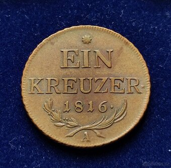 František 1 kreuzer 1816 A - 2