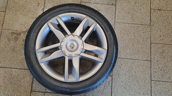 Alu kola Megane II 17" nový lak, nové pneu - 2