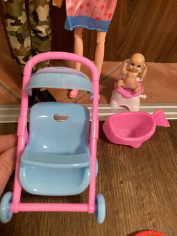 těhotná panenka barbie čeká dvojčata +ken - 2