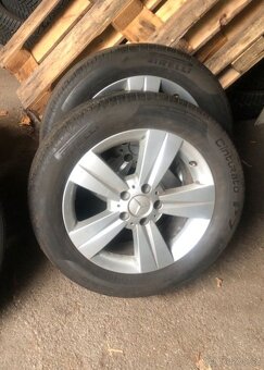 Alu kola Mercedes 5x112 r17 7j et56 pneu 225/55/17 - 2
