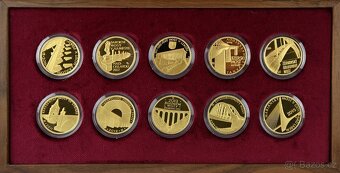 Kompletní sada mincí Mosty 2011-2015 Proof - 2