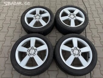 4x al kola 5x112 17 + pneu letní 225/45 R17 - 2