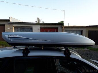 ŠKODA STŘEŠNÍ BOX,RAKEV,ORIGINÁL,TOP STAV-410L OBJEM - 2