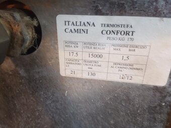 Krbová kamna s možností propojit s radiátory - 2