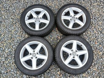 ALU kola,sada,originál VW,ASPEN,205/55 R16,5x112,9/8mm - 2