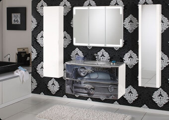 Badenhaus Hollywood skříňka s umyvadelm s 73% slevou - 2