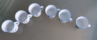 NOVÉ Sada 6 keramických šálků - 2