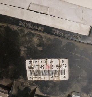 Budíky Fiat doblo 1.9 JDT - 2