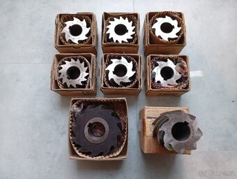 Frézy NAREX Czechoslovakia - nepoužité uloženky - 2