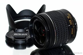 Nikon AF-P Nikkor 18-55mm + UVfiltr + clona TOP STAV - 2