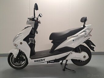 Elektroskútr Hecht Equis - najeto 138km, nové baterie - 2