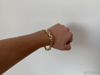 Zlaty naramok pilka 14k 585/1000 100g - 2