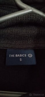 Mikina tmavě šedá, vel -S, značka THE BASICS ,3 X foto - 2