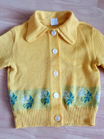 retro dětský chlapecký svetr 70. léta vel. 3 roky - 2