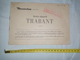 Brožura Trabant - seznam služeb - 2