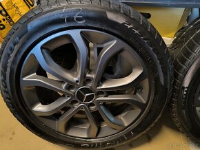 ALU kola Mercedes C 5x112 r17 Originál, Zimní 6mm+TPMS - 2