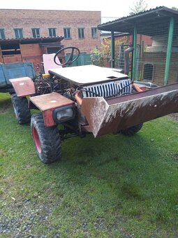 Malotraktor domácí výroby 4×4 - 2