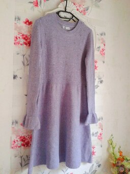 Nádherné a elegantní pletené šaty 38/40 - 2