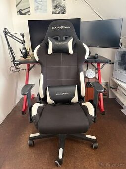 Herní židle DXRACER Formula Bílá/černá - 2