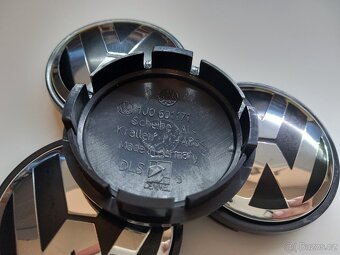 Středové krytky Vw, 56x52mm chrom logo - 2