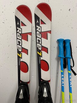SET dětské lyže ATOMIC 110 cm, lyžáky LANGE 34 + hůlky LEKI - 2