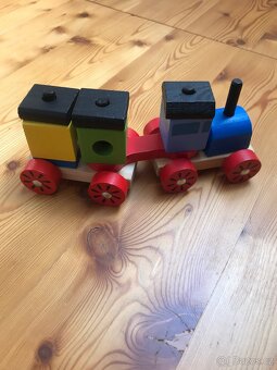 Dřevěný skládací vláček - 2
