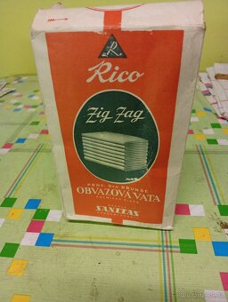 Retro / Stará Obvazová Vata "Zig Zag" Rico - Sanitas N. P. - 2