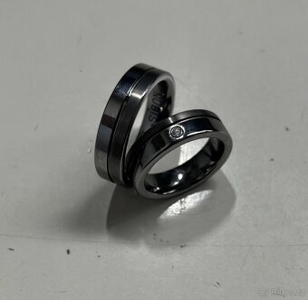 Prodám wolframové snubní prsteny - 2