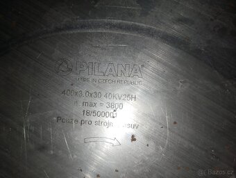 Kotouč Hanibal Pilana 400x3x30 40kv25h nepoužitý - 2