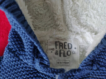 Dětsky vytepleny svetr vel.0-6 m - 2