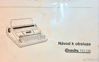 Prodám el. psací stroj CONSULTA Gabriele 110 - 2