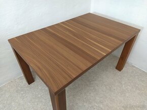 Nový rozkládací stůl ořech 90x160+40 cm 2.jakost - 2
