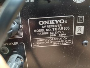 ONKYO TX - SR 605,  2x repro Canton fonum 301 dc, 3 x Sony - 2