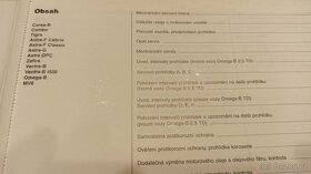 OPEL servisní knížka - prohlídky, údržba - 2