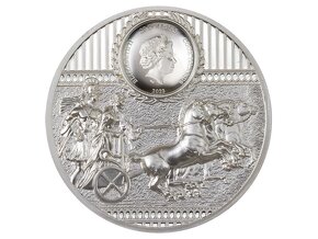 3 oz Stříbrná, pozlacená Sparta 2023. limit 888 - 2