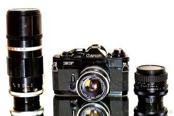 Canon EF + 1,8/50mm + 3,5/200mm + 2,8/28mm TOP STAV - 2