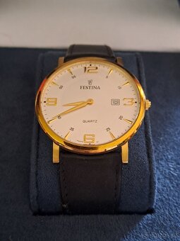 Švýcarské hodinky Festina, reg. model F16478, kožený - 2