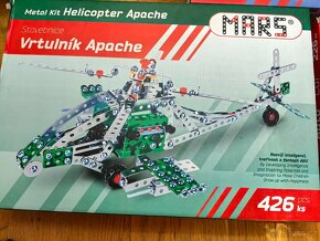 Stavebnice Mars - Jeřáb, auto, vrtulník - 2