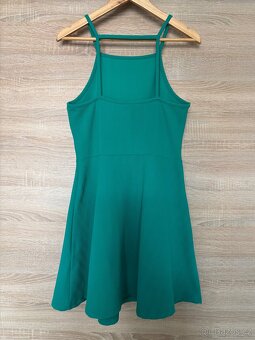 H&M vel. 42/XL letní zelené dámské šaty - 2