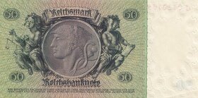 50 Reichsmark 1933, Válečné vydání,platná na našem území. St - 2