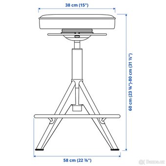 Kancelářská židle TROLLBERGET IKEA - 2
