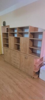 Velká dřevěná obývací úložná sestava - 2